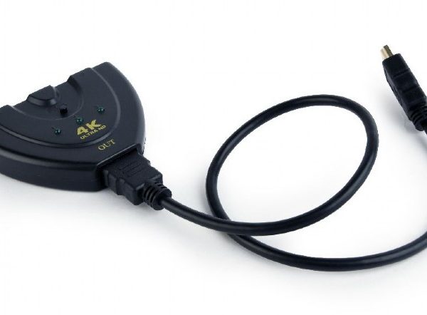 TECHMADE GEMBIRD SWITCHHDMI,3 PORTE, CAVO INCLUSO