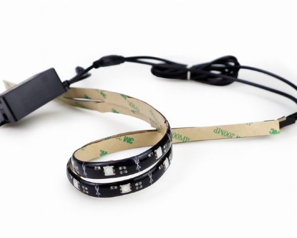 TECHMADE GEMBIRD STRISCIA RGB LED USB, 2 x 50 cm