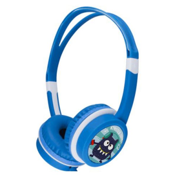 TECHMADE GEMBIRD CUFFIEPER BAMBINI CON LIMITATORE VOLUME BLU
