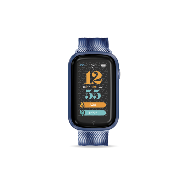 TECHMADE SMARTWATCH CASEBLUE METAL BELT BLUE