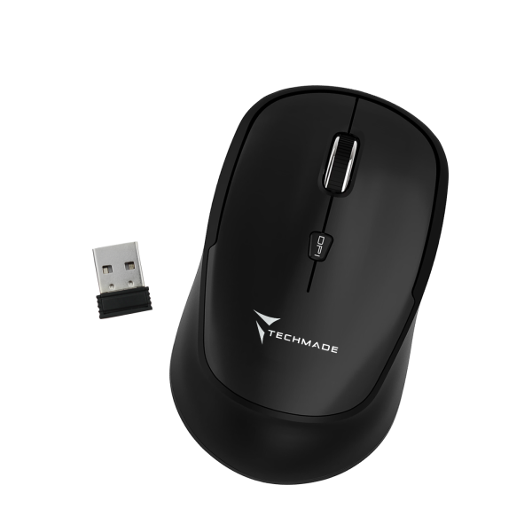 TECHMADE MOUSE WIRELESSBLACK