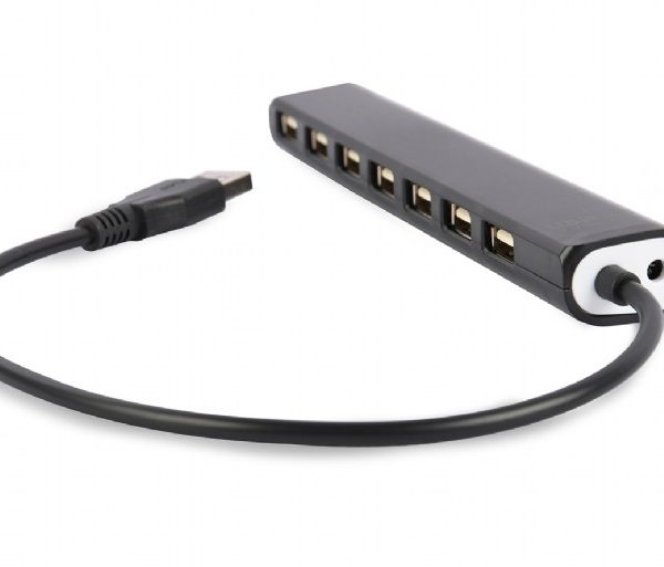TECHMADE GEMBIRD HUB 7 PORT USB 2.0, NERO